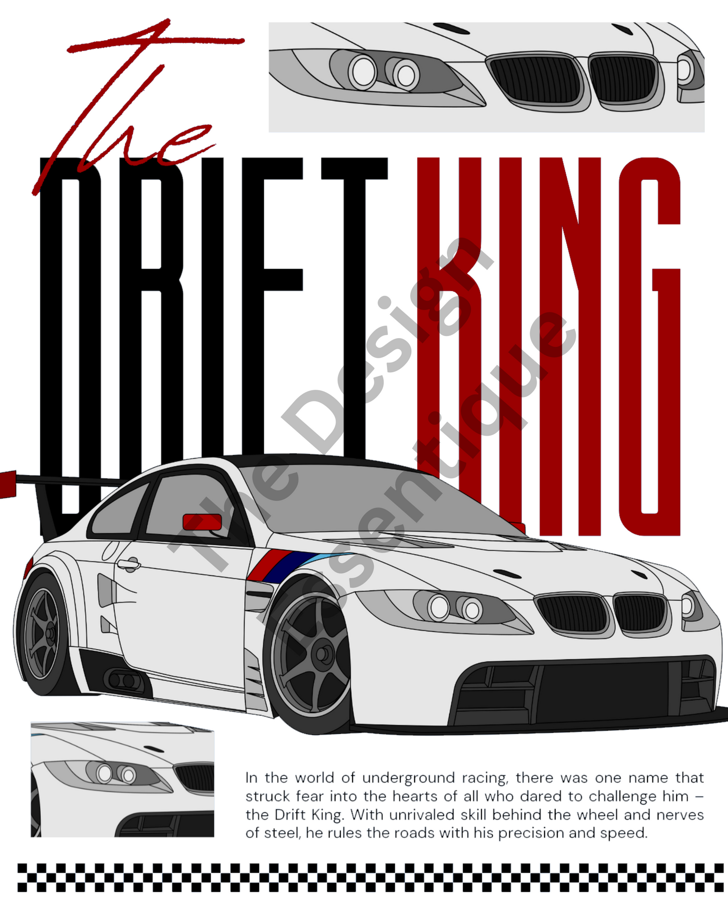 Unisex Oversized Classic T-Shirt - The Drift King