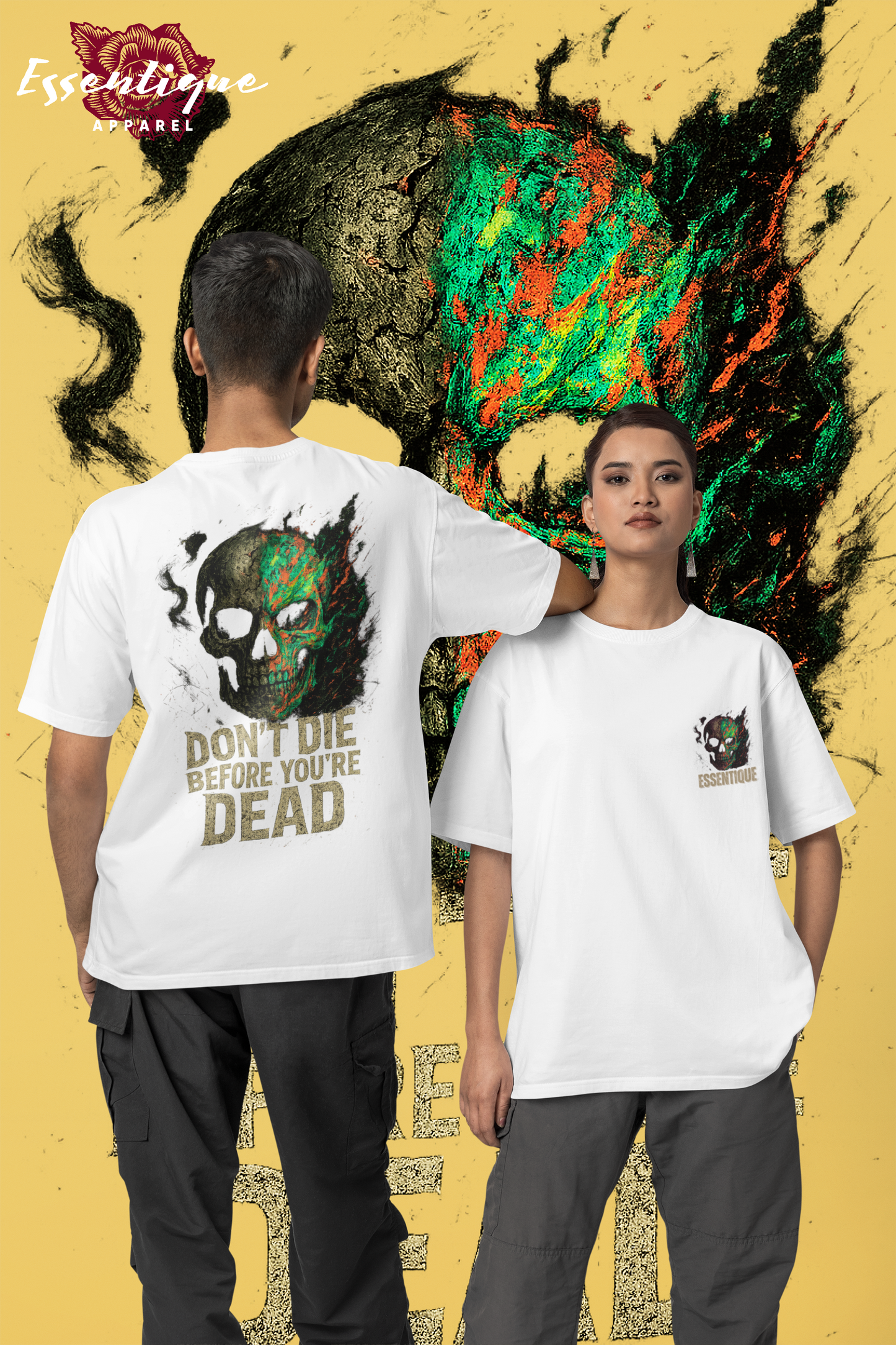 Unisex Oversized Classic T-Shirt - Dont Die